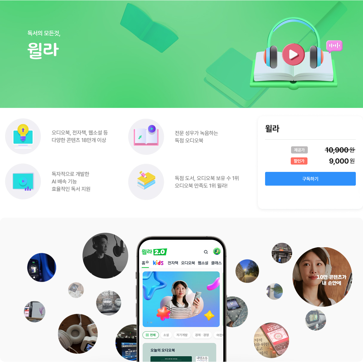 서울시평생학습포털 중장년특화 구독제 안내(윌라)
