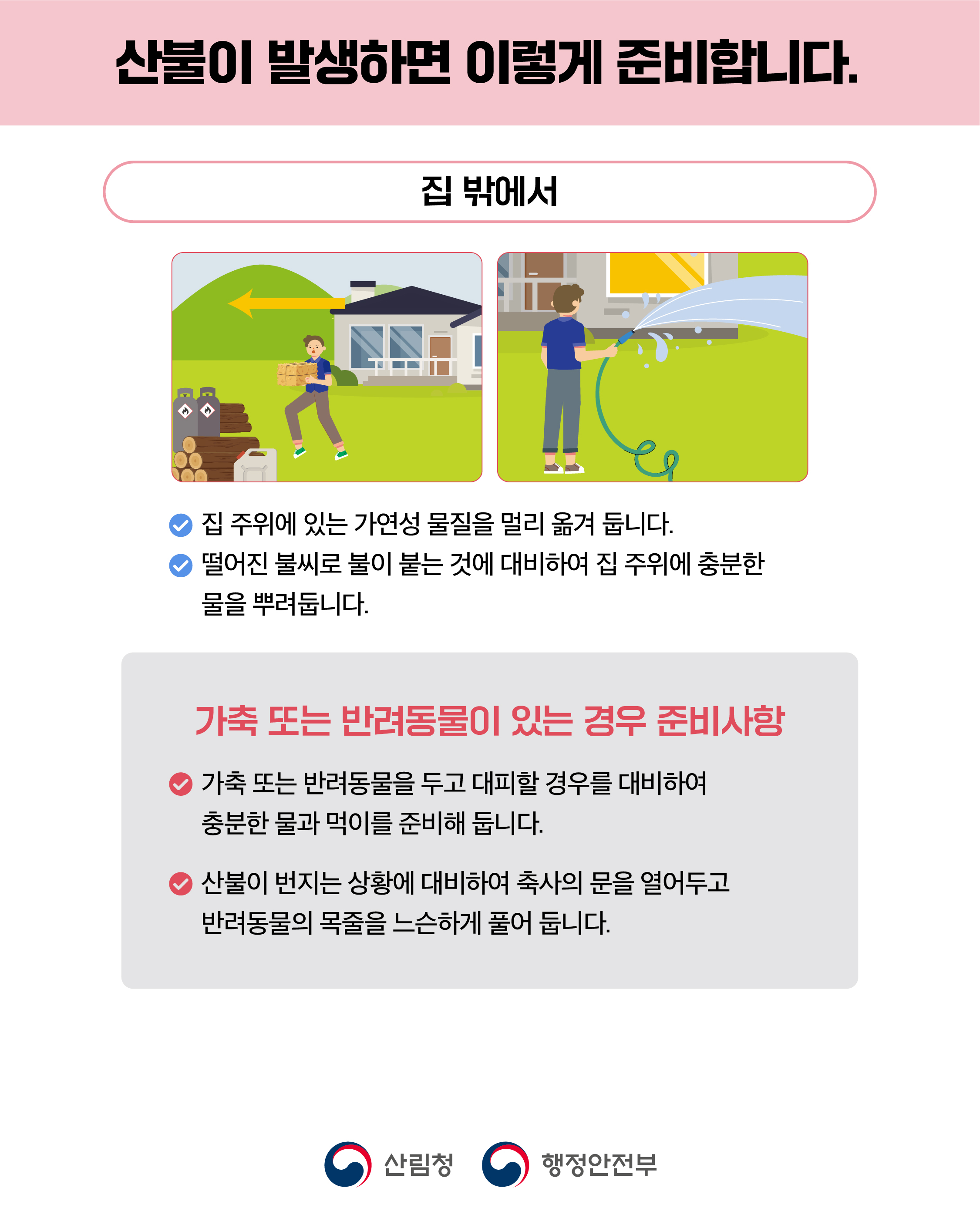 산불 국민행동요령 안내