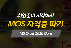 [HD]취업준비 시작하자 - MOS 자격증 따기 (MS Excel 2016 Core) 썸네일