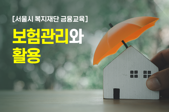 [수어/자막] [서울시복지재단 금융교육] 보험관리와 활용 강좌 동영상 캡춰 이미지