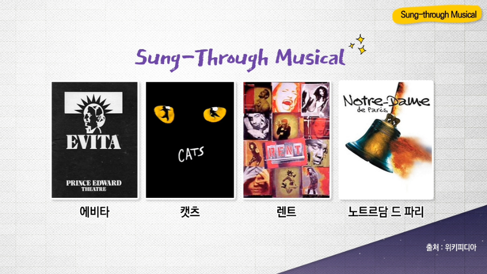 뮤지컬 장르의 이해 - Sung-through Musical 대표 이미지