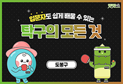 [도봉구] 입문자도 쉽게 배울 수 있는 탁구의 모든 것 프로그램 사진 1