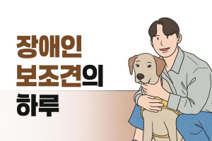 (장애인식개선 교육) 장애인 보조견의 하루 대표 이미지